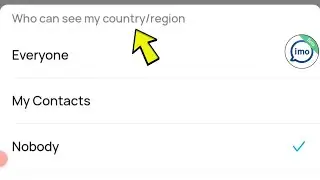 Customize IMO Beta Room Profile Country & Region Privacy | Step-by-Step