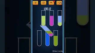 sort water puzzle - color liquid sorting Game level 12
