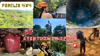 FAMILIA 4x4 actividades extremas en el parque XPLOR 🚨⚡️🏎️ | VLOG
