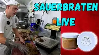 Sauerbraten 🥩mit Soße Live🔴💪 | + Metzgermeister Rögele On Tour