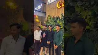 RINKU SINGH in Antares cafe #aligarh  | Aligarh is proud to have such humble and talented stars !