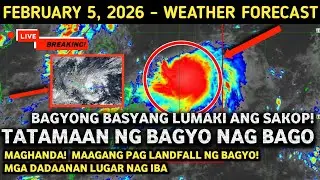 FEBRUARY 5, 2026 | BAGYONG BASYANG BUMILIS ANG KILOS! DADAANANG LUGAR NAG BAGO! DITO NA LATEST TRACK