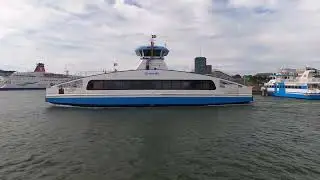 Ferry Ride from Stenpiren to Lindholmspiren| Gothenburg, Sweden