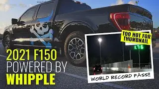 F150 2021 года с нагнетателем Whipple выезжает на ТРАССУ и устанавливает РЕКОРДЫ!