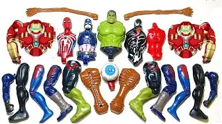 AVENGERS TOYS MARVEL'S, SPIDERMAN VS HULK VS CAPTAIN AMERICA VS VENOM VS SIRENHEAD