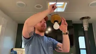 How to install residential lights in a camper