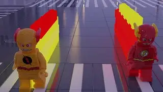 FLASH VS REVERSE FLASH SPEED RACE |lego animation