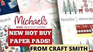 NEW HOT BUY PAPER PADS  | From Craft Smith | I'm Back :)