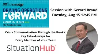 NACD ChemEdge 2023 - Gerard Braud, Founder - SituationHub - Responsible Distribution