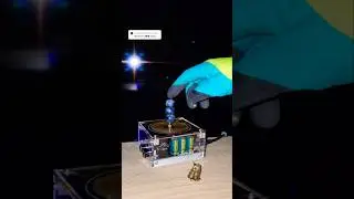 🫐 Project - blueberry power 💪#experiment #teslacoil #physics #shorts