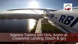 Flying seaplanes basics: crosswind landing