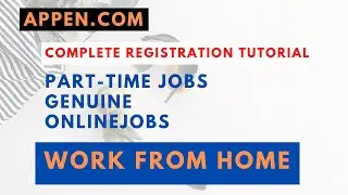 Appen complete registration tutorial | best part-time jobs | work from home | genuine online jobs |