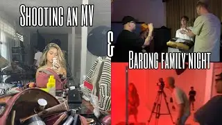 #SYAQSVLOG ; Shooting an MV & Barong Family night