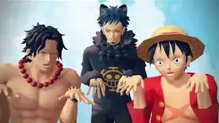 【One Piece MMD】Everybody - Luffy, Ace, Law