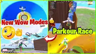 Finally New Parkour Race Wow Modes In Bgmi 😍 Best Wow Modes In Bgmi