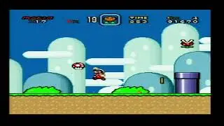 Super mario world SNES - WORLD 1 - retroscaler 2x