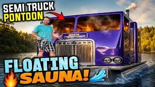 WHITE FREIGHTLINER PONTOON BOAT UPDATE!