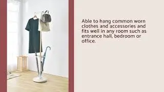 Coat Rack with Umbrella Holder Stand
