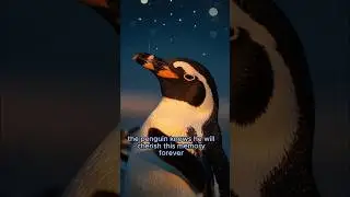 Penguin Cried for Help in the Desert&hellip; Camel Heard Him! #animals #baby #shorts #viralshorts