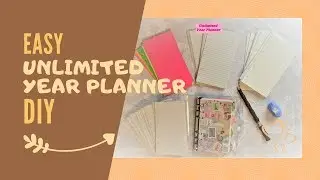 DIY Planner | How to make Unlimited Year Planner from scratch!