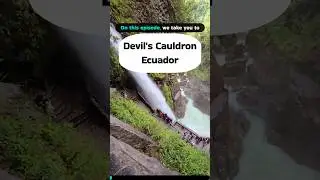 Cascada El Pail&oacute;n: Ecuador&rsquo;s Mesmerizing Waterfall Adventure 🌊 #shorts #waterfalls #ecuador
