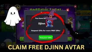 Claim 🎯 the Free Djinn Avatar Reward | 8 Ball Pool 🎱