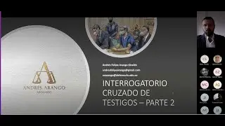 PROBATORIO: INTERROGATORIO CRUZADO DE TESTIGOS  PARTE 2