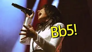 demi lovato - holy fvck tour BELTING range live! (B4-Bb5)