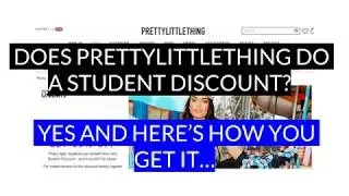 Pretty Little Thing Student Discount