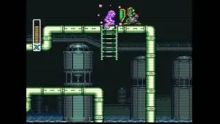 Mega Man X: Flame Mammoth - Factory Stage ( Gameplay )