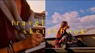 Travel Sketching: Rooftop in Istanbul | How I slow down while traveling