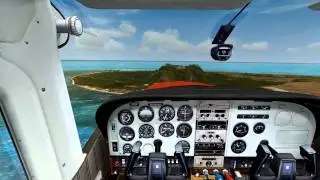 Murray Island - Cessna 182 RG II - Cockpit View