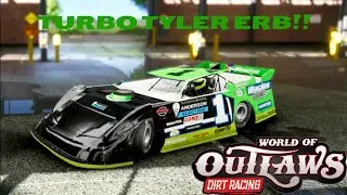 Turbo Tyler Erb 2023 Paint Scheme World of Outlaws Dirt Racing!!!