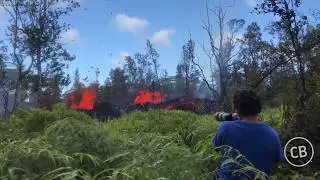 Lava Activity In Leilani Estates On Hawaii's Big Island