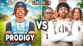 Football Prodigy vs D1 Prospects ft. Bunchie Young