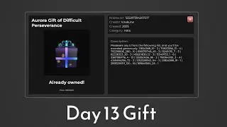 (EXPLANATION VIDEO) RetroStudio Giftsplosion 2025 : Day 13 Gift
