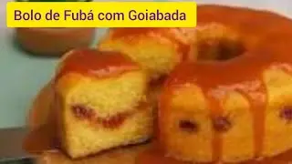 Cornmeal cake with guava paste