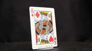 King of Diamonds / King of Hearts - Mis-Indexed - Blue Bicycle Gaff Playing Card - House of Chuckles