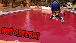 LA PISCINA DE SANGRE DE SONIC.EXE EN LA VIDA REAL🔴😈 | Sonic.exe en la vida real