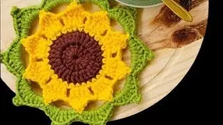 How to crochet Round Placemat💯Easy crochet Woolen Knitting Thalposh Mandala Lokaricha Tutorial#doily