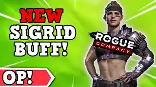 NEW SIGRID BUFF! OP? | Rogue Company Gameplay