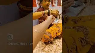 New set valaikappu valaiyal live setting #tamilculture #tamiltradition #valaiosaiammachi