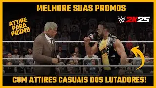 IMPROVE your PROMOS with these CASUAL ATTIRE outfits - WWE 2K25 TUTORIAL