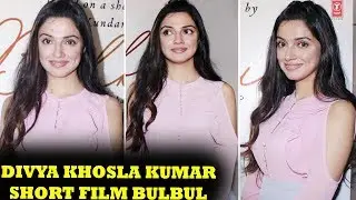 Divya Kumar At Screening Of Her Short Film Bulbul With Media