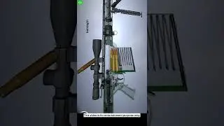 Sniping With the Barrett M82 Hits DIFFERENT 💀 reload animation #barrett #sniper3d #reload #animation