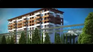 Visualization of the transport system SkyWay