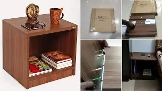 Bluewud Oliver Bed side Table - Unboxing and assembling - Amazon.in