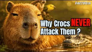 The Capybara Is the Chillest Animal Alive 😂🦫 #Shorts