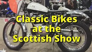 Classic Bikes at the Scottish Motorcycle Show 2023