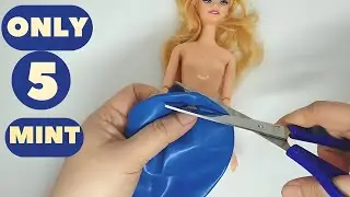 How To Make Colourfull Dresses/ How To Make Dolls Clothes With Clay ❤️❤️&hearts;️❤️&hearts;️❤️